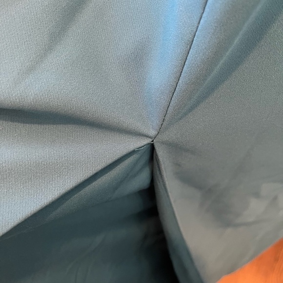 Kay Unger Megan Column Gown Size 12 in Baltic Blue - Picture 5 of 6